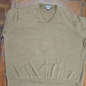 Daniel Cremieux V-Neck Sweater - Tan